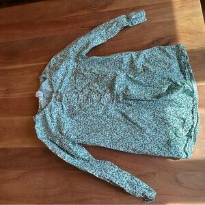 Crewcuts Green and Purple Poplin Shirt